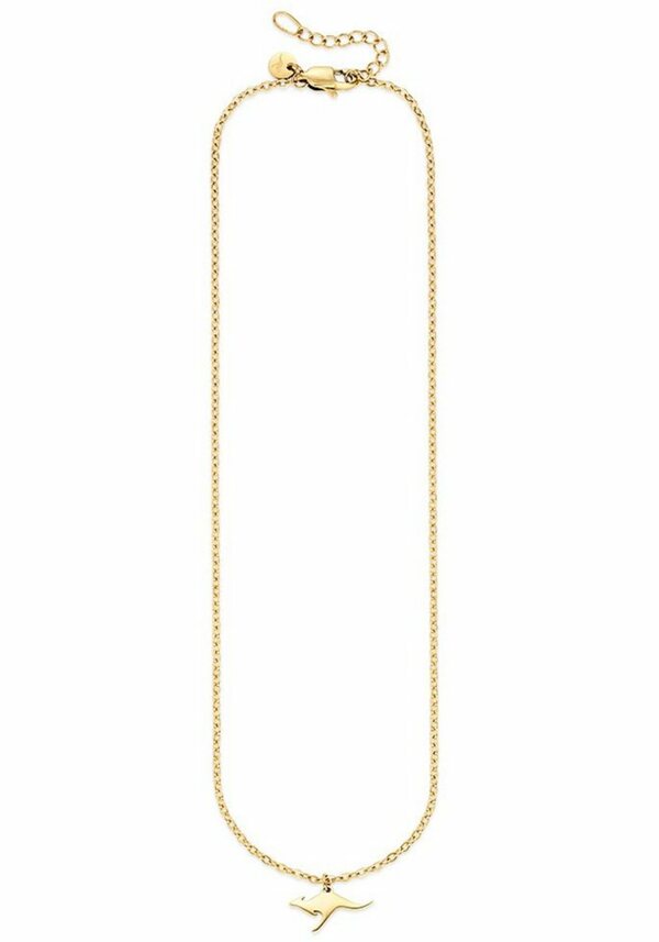 Bild 1 von KangaROOS Kette mit Anhänger Schmuck Geschenk, Halskette Ankerkette Känguru Anlass Geburstag, Perfekt zu Kleid, Shirt, Jeans, Sneaker! BLACK FRIDAY, Gelb|goldfarben
