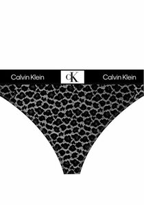 Calvin Klein Underwear T-String MODERN THONG (FF) im modernen Animal-Print, Schwarz