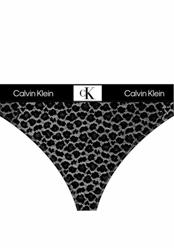 Bild 1 von Calvin Klein Underwear T-String MODERN THONG (FF) im modernen Animal-Print, Schwarz