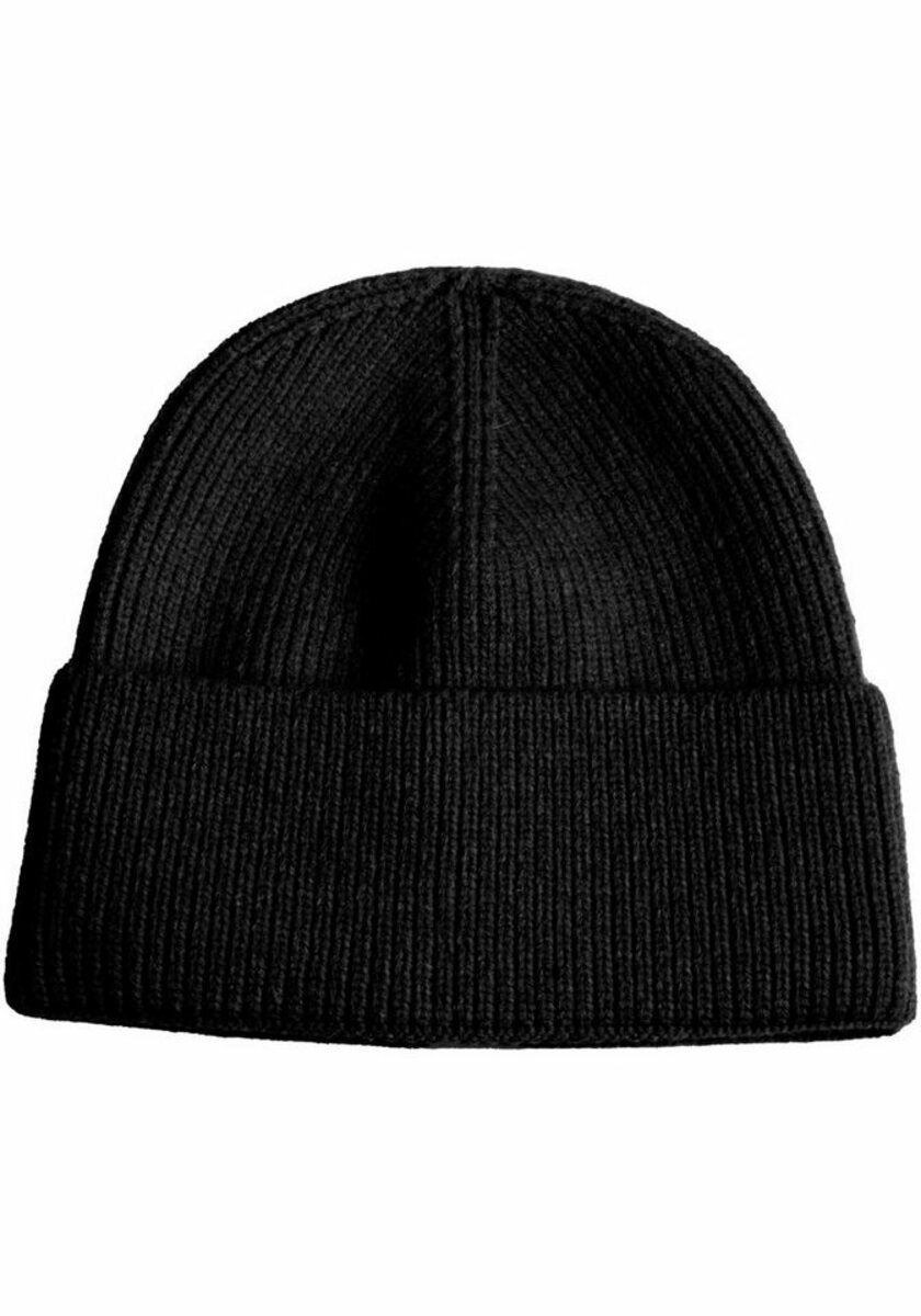 Bild 1 von Capelli New York Strickmütze Klassischer Rippenstrick mit breitem Umschlag, Schwarz