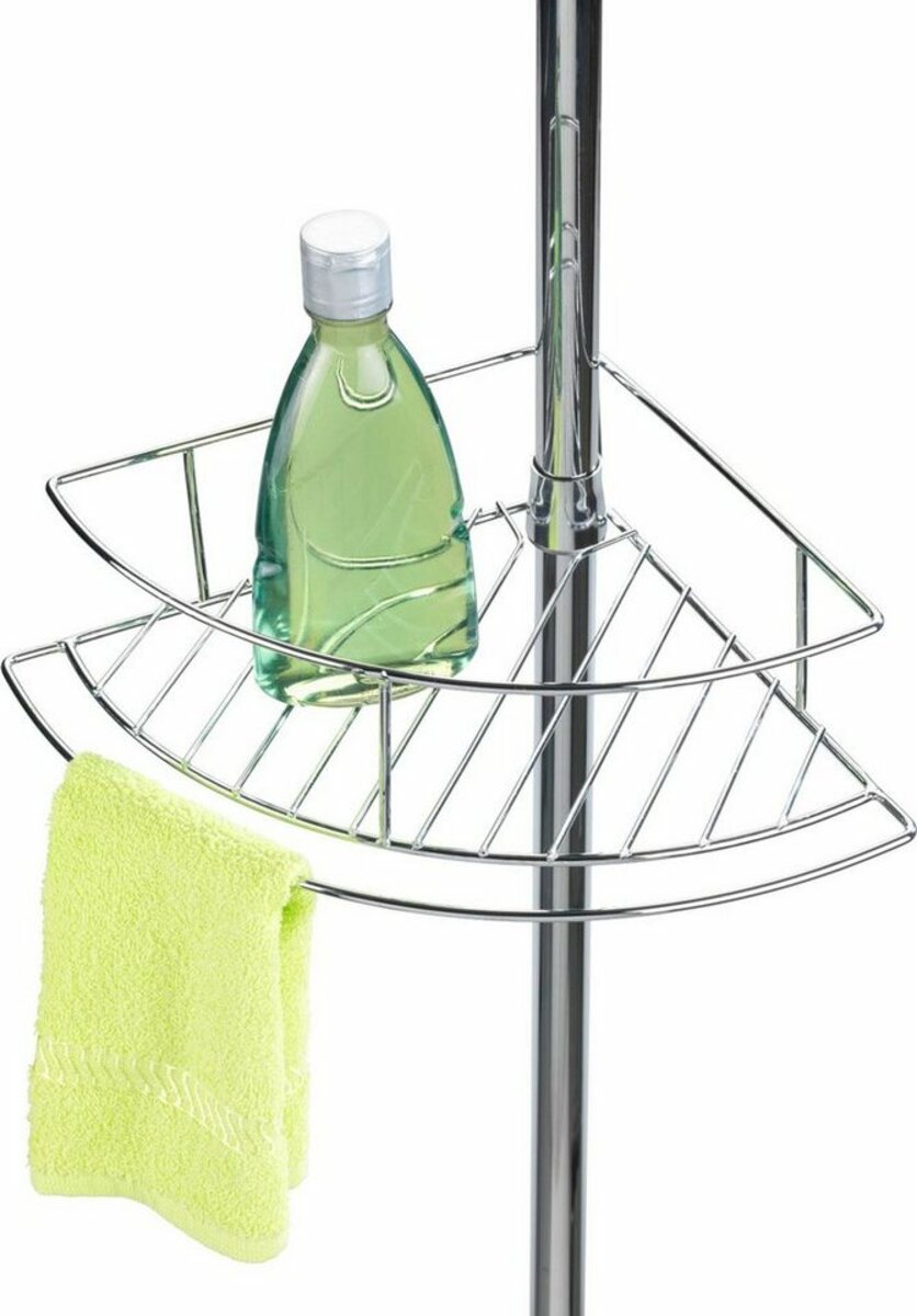 Bild 1 von WENKO Duschablage Dolcedo, 4 Ablagen, Silberfarben