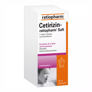 Cetirizin ratiopharm Saft 75  ml