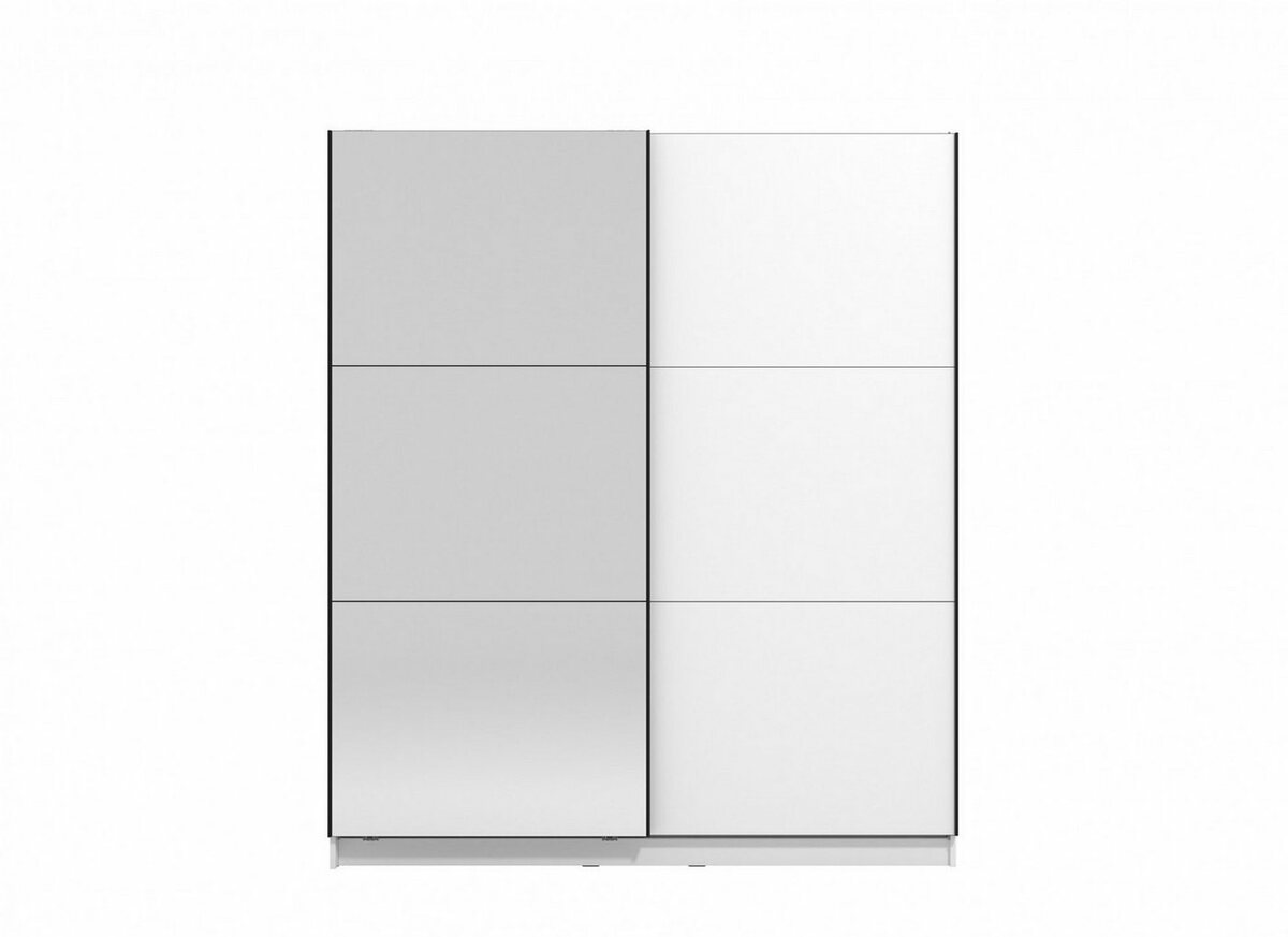 Bild 1 von INOSIGN Schwebetürenschrank Sierra mit Spiegel, INKLUSIVE Inneneinteilung, Weiß