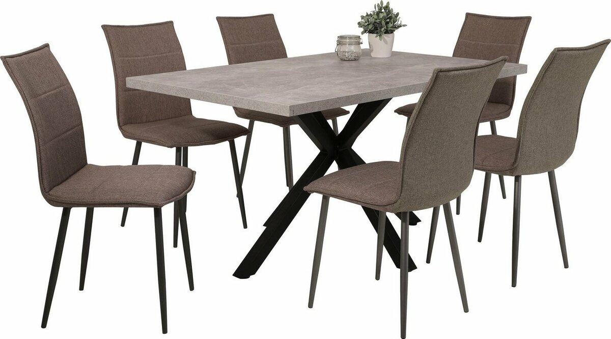 Bild 1 von HELA Esstisch Cleo I T, Breite ca. 140 cm, Grau