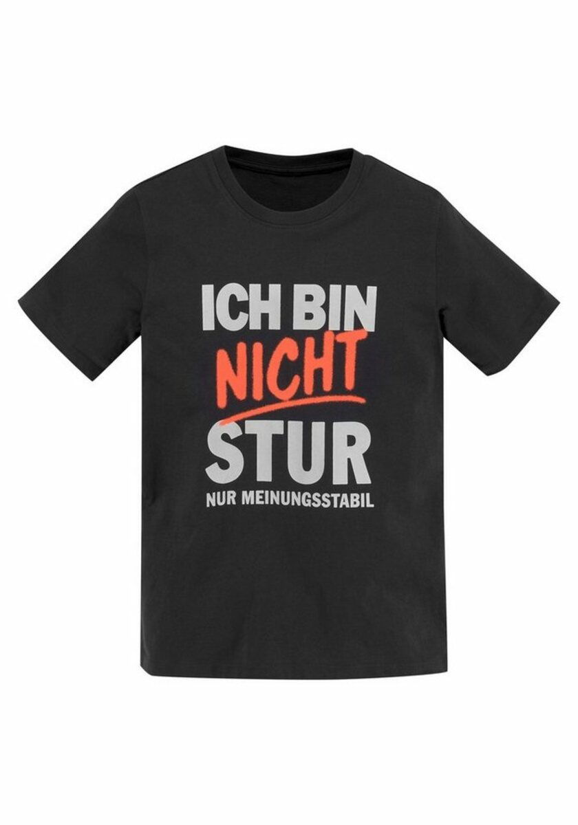 Bild 1 von KIDSWORLD T-Shirt ICH BIN NICHT STUR, Spruch, Grau