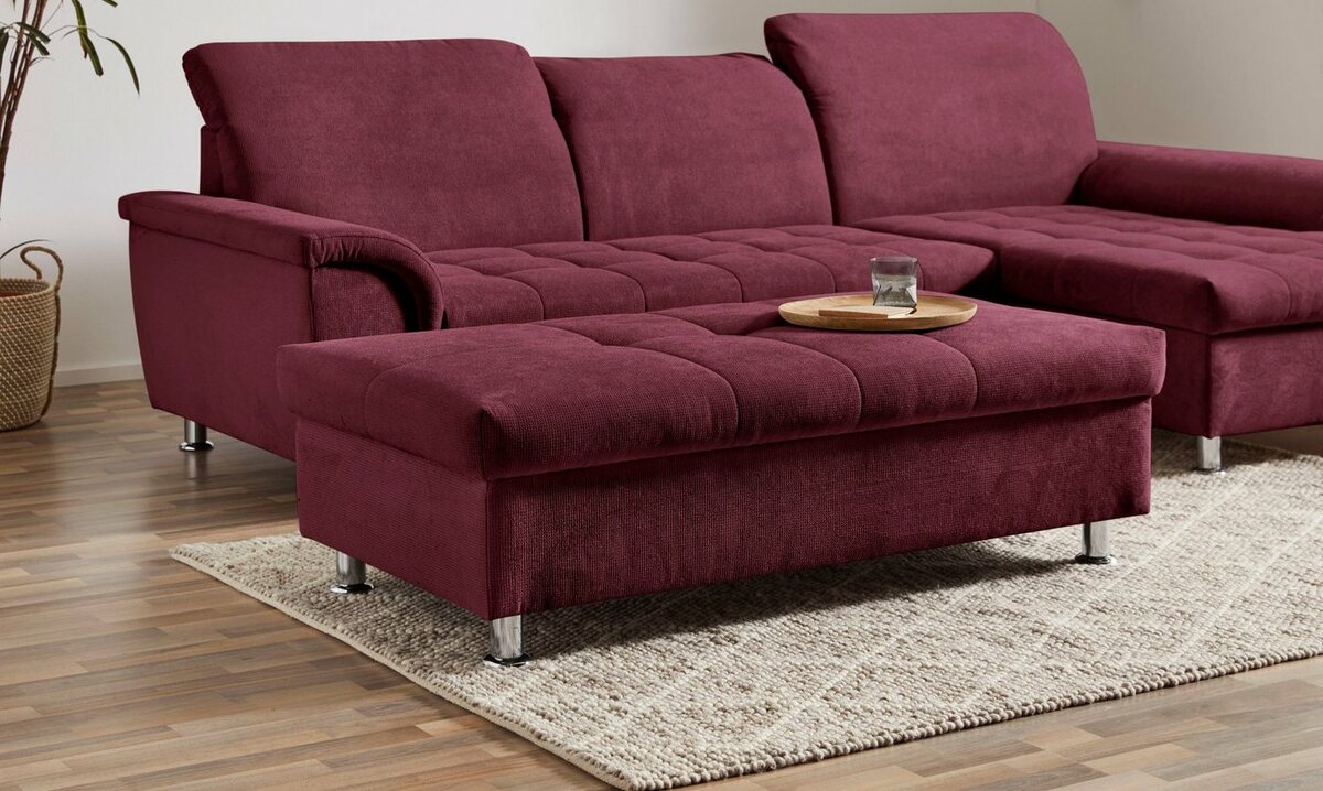 Bild 1 von DOMO collection Stauraumhocker Franzi, mit großem Stauraumfach, Lila