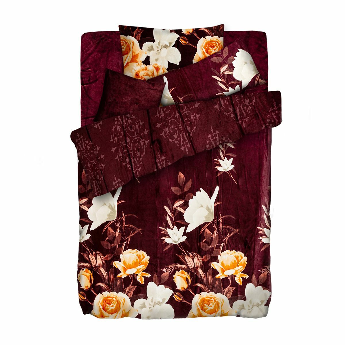 Bild 1 von MONT CHALET Wendebettwäsche große Blüten Mikrofaser Chinchilla Einzelbett, 5tlg.