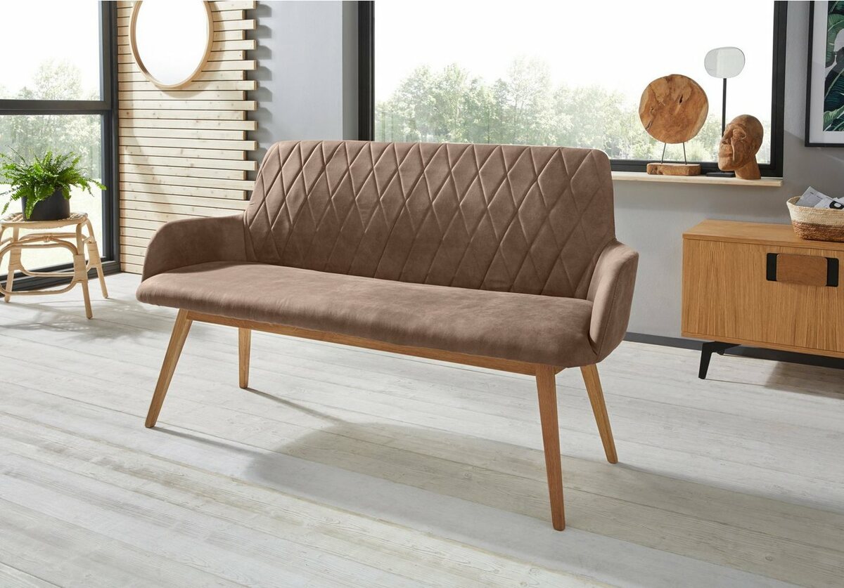 Bild 1 von Home affaire Sitzbank Brest, Schuhbank, Garderobenbank, Bank Breite 90 cm, Braun