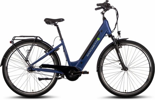 Bild 1 von SAXONETTE E-Bike OPTIMUM PLUS, 7 Gang, Nabenschaltung, Mittelmotor, 418 Wh Akku, Blau