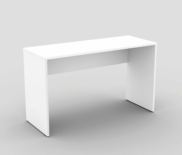 Bild 1 von Helvetia Schreibtisch AGAPI, Breite 130, Computertisch im modernen Design & viel Arbeitsfläche, Weiß