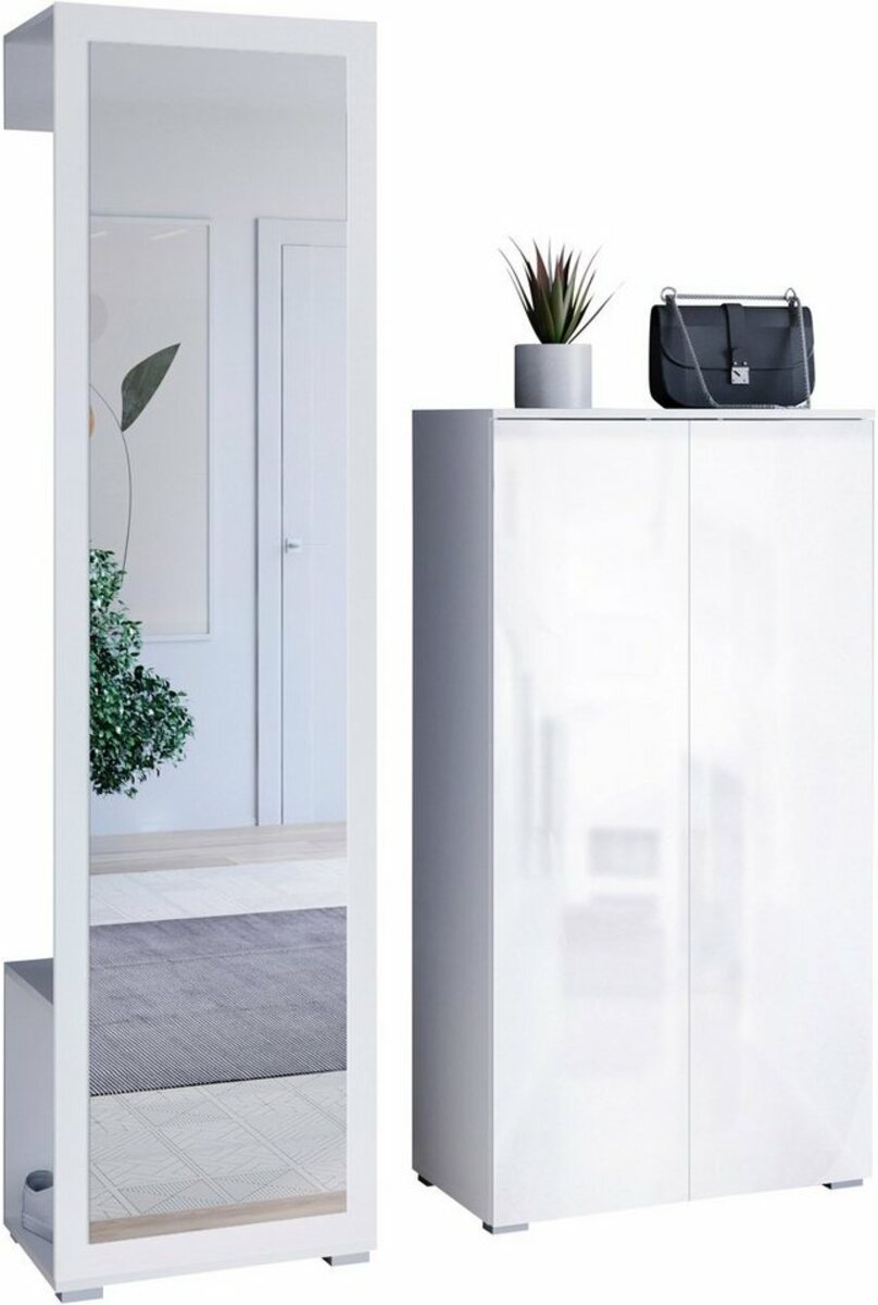 Bild 1 von INOSIGN Garderoben-Set Paris, (2-tlg), Weiß