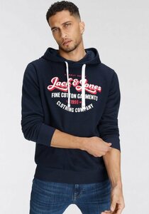 Jack & Jones Kapuzensweatshirt JJ JJANDY SWEAT HOOD, Blau