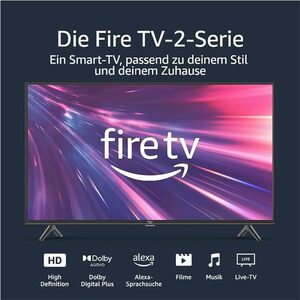 Amazon Fire TV-2-Serie HD-Smart-TV mit 32 Zoll (81 cm), 720p