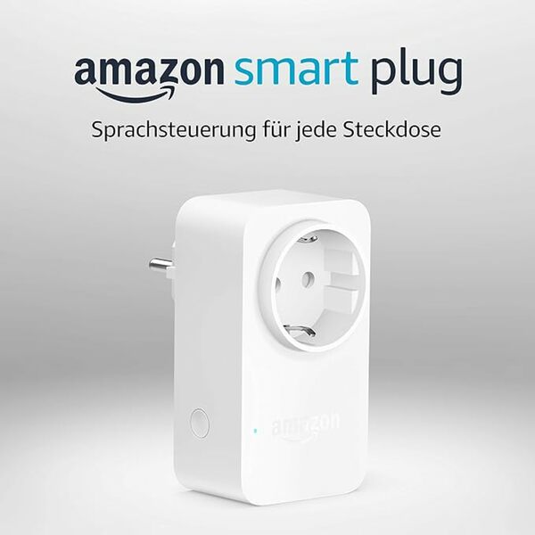 Bild 1 von Amazon Smart Plug (WLAN-Steckdose), funktioniert mit Alexa, Gerät "Zertifiziert für Menschen"