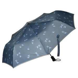 Regenschirm mit Reflektoren BLAUGRAU