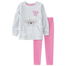 Bild 1 von Mädchen Nicki-Schlafanzug mit Koala-Motiv HELLGRAU / PINK / ROSA