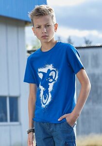 KIDSWORLD T-Shirt BIKER, Blau