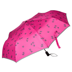 Regenschirm mit Reflektoren PINK