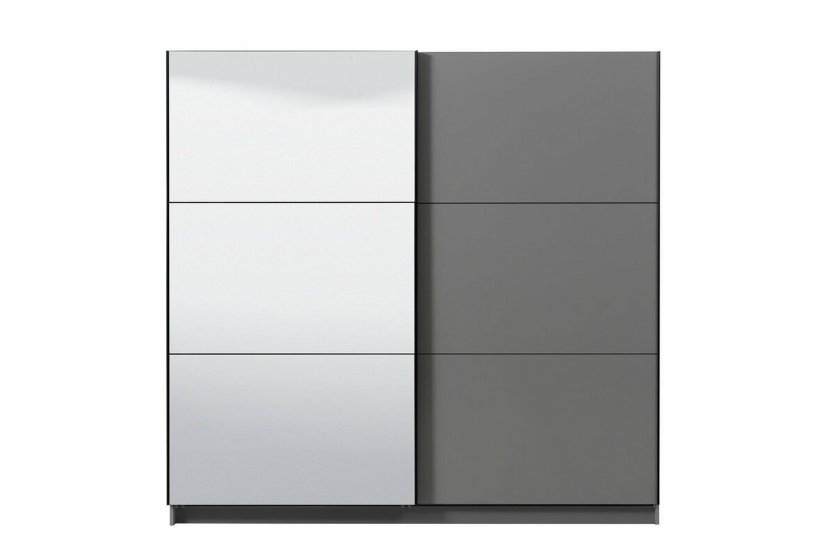 Bild 1 von INOSIGN Schwebetürenschrank Sierra mit Spiegel, INKLUSIVE Inneneinteilung, Grau