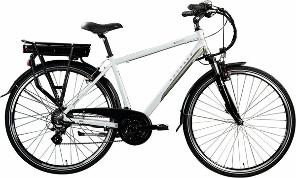 Bild 1 von Zündapp E-Bike Z802 Herren, 21 Gang Shimano Altus RD-M310 Schaltwerk, Kettenschaltung, Heckmotor, 374 Wh Akku, Weiß