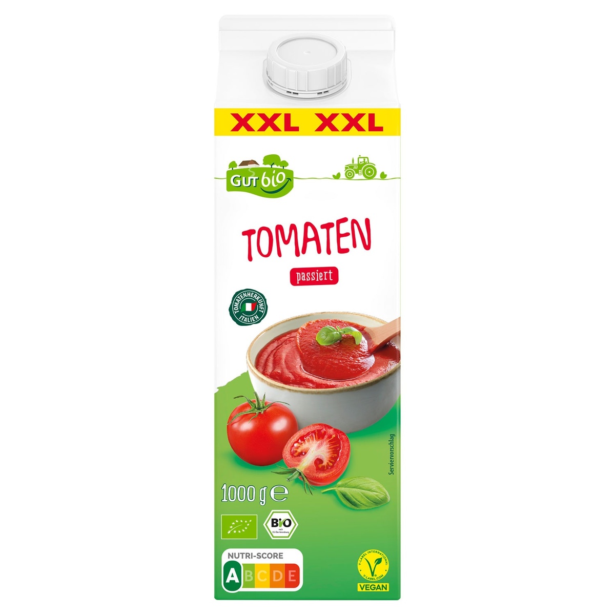 Bild 1 von GUT BIO Bio-Tomaten, passiert 1 kg