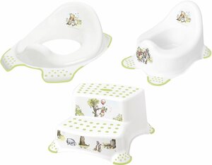 Keeeper Töpfchen Winnie, weiß, (Set, 3-tlg), Kinderpflege-Set - Töpfchen, Toilettensitz und Tritthocker, Weiß