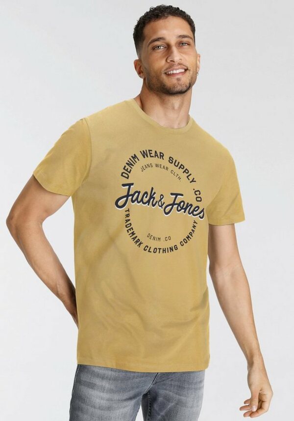 Bild 1 von Jack & Jones Rundhalsshirt JJ JJANDY TEE SS CREW NECK, Gelb