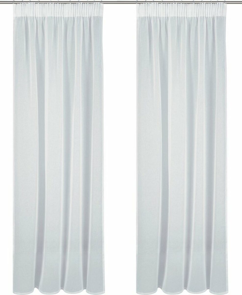 Bild 1 von Gardine Dolly, my home, Multifunktionsband (1 St), transparent, Transparent, Gewebt, Polyester, Grau