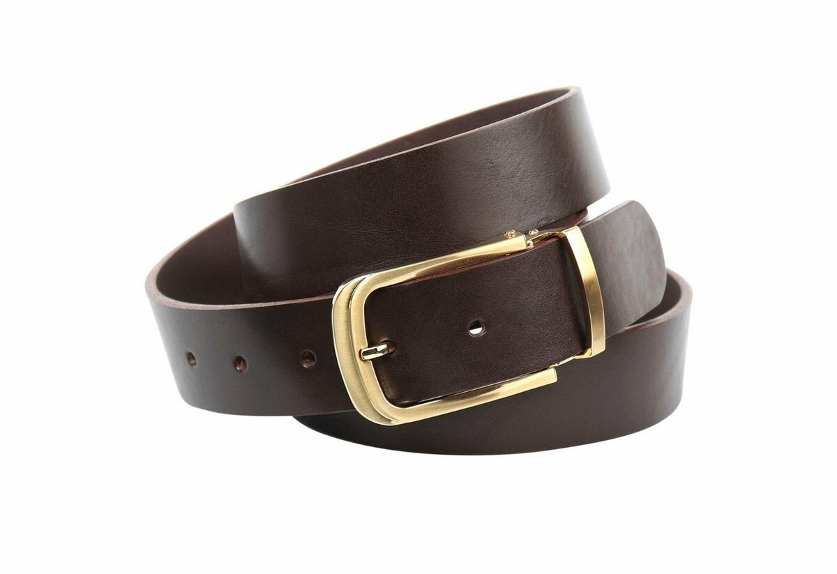 Bild 1 von Anthoni Crown Ledergürtel Pflanzlich gegerbter Vollrindledergürtel, Braun