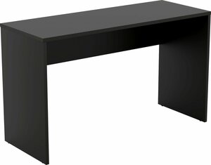 Helvetia Schreibtisch AGAPI, Breite 130, Computertisch im modernen Design & viel Arbeitsfläche, Schwarz