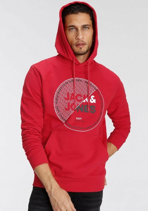 Bild 1 von Jack & Jones Kapuzensweatshirt JJRALF SWEAT HOOD, Rot