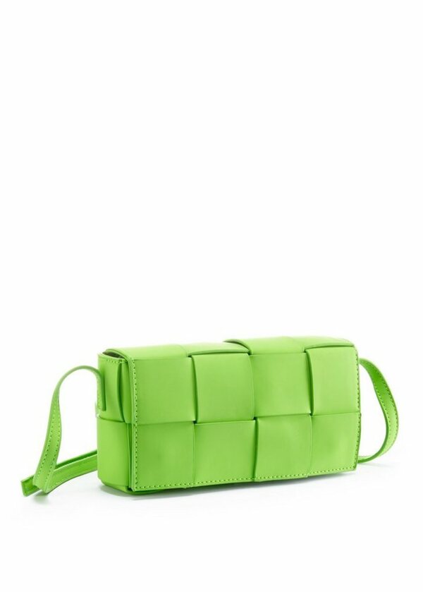 Bild 1 von Vivance Umhängetasche, modischer Flecht Optik, Minibag, Handtasche VEGAN, Grün