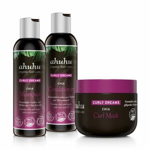 CURLY DREAMS Chia Shampoo, Conditioner & Hair Mask Set