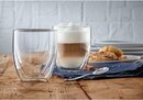 Bild 1 von WMF Gläser-Set Kult Coffee, Glas, Doppelwandige Ausführung mit Thermoeffekt, Weiß
