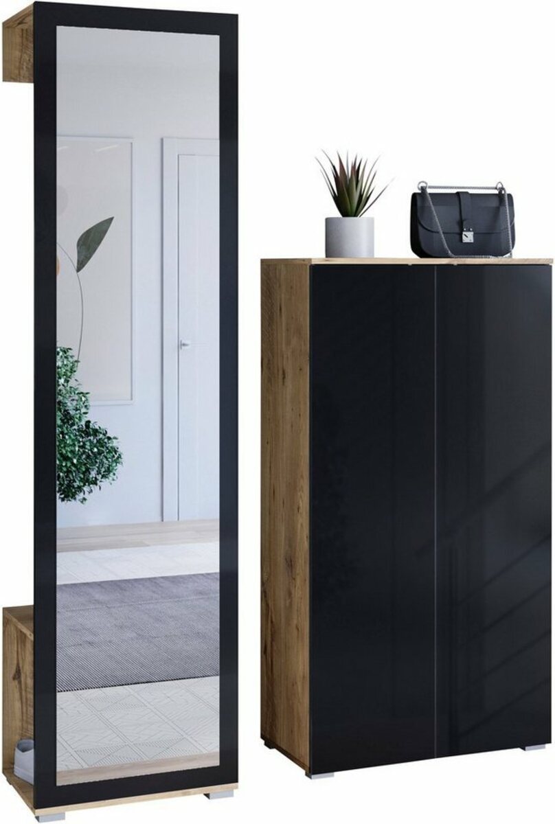 Bild 1 von INOSIGN Garderoben-Set Paris, (2-tlg), Schwarz