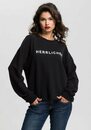 Bild 1 von Herrlicher Sweatshirt OTINA mit Statement-Druck, Schwarz