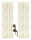 Bild 1 von Gardine DIMONA, my home, Schlaufen (2 St), transparent, Voile, 2-er Set, Voile, Polyester, Wellen, Beige