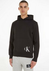 Calvin Klein Jeans Kapuzensweatshirt mit Calvin Klein Logodruck, Schwarz