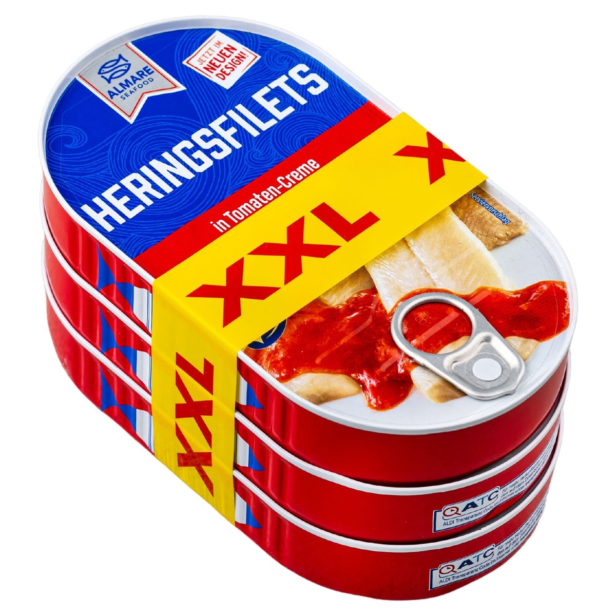 Bild 1 von ALMARE Heringsfilets in Tomaten-Creme 600 g