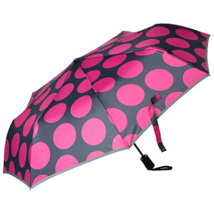 Regenschirm mit Reflektoren DUNKELBLAU