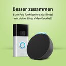 Bild 1 von Ring Video Doorbell von Amazon, Nickel Matt, Funktionert mit Alexa + Wir stellen vor: Echo Pop | Anthrazit - Smart Home-Einsteigerpaket