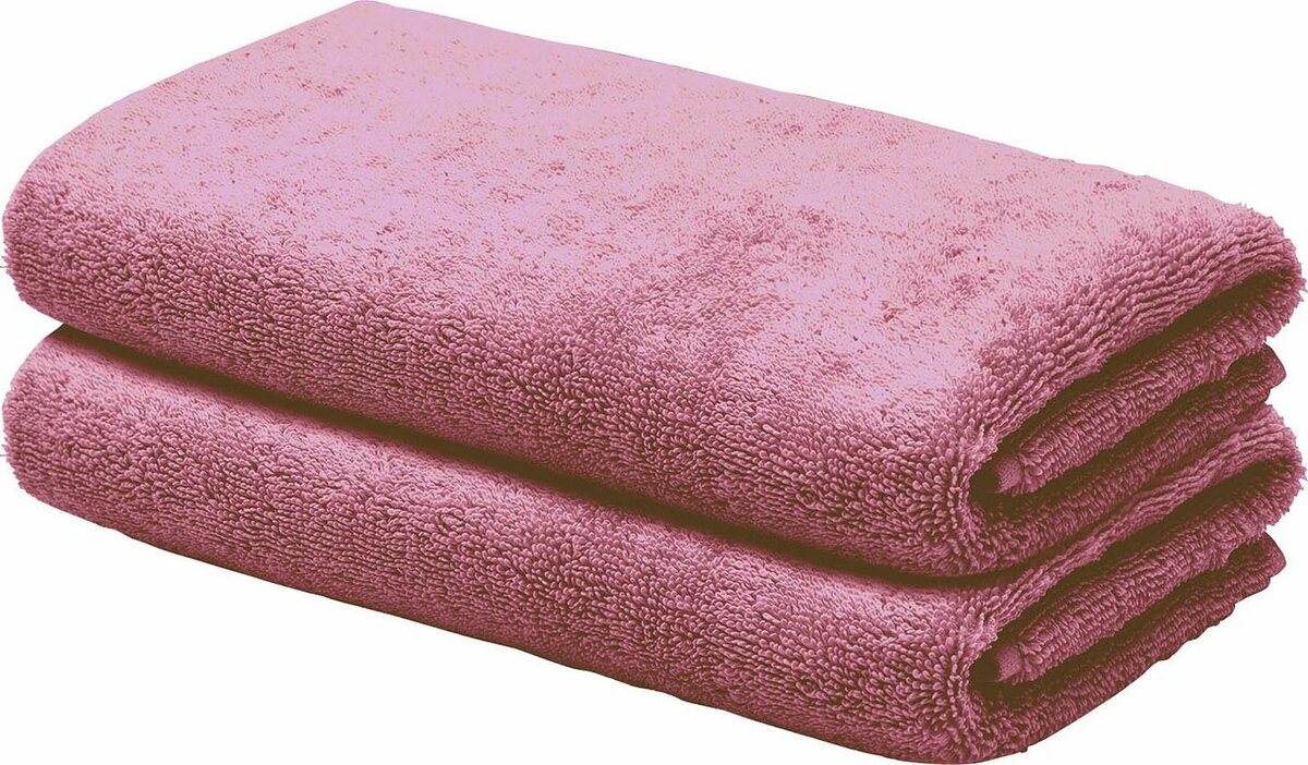 Bild 1 von LOOKS by Wolfgang Joop Gästehandtücher LOOKS, Frottier (2-St), mit Logobestickung, Rosa