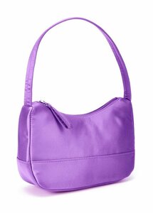 LASCANA Handtasche, aus Satin, Schultertasche, Henkeltasche, Mini Bag, Trend Farbe Lila, Lila