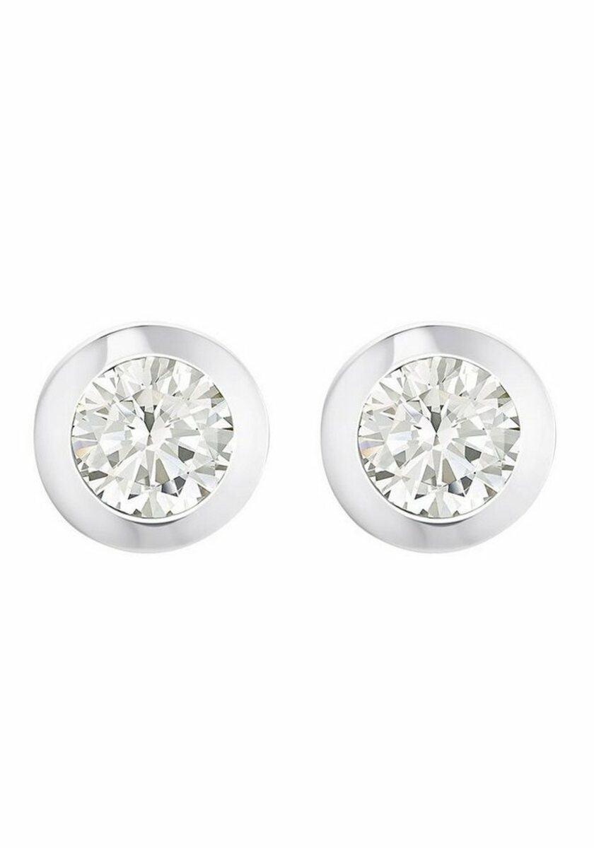 Bild 1 von Joop! Paar Ohrstecker Schmuck Geschenk Ohrschmuck Glitzerstein 2031005, Perfekt zu Kleid, Shirt, Jeans, Sneaker! Anlass Weihnachten Geburtstag, Silberfarben|weiß