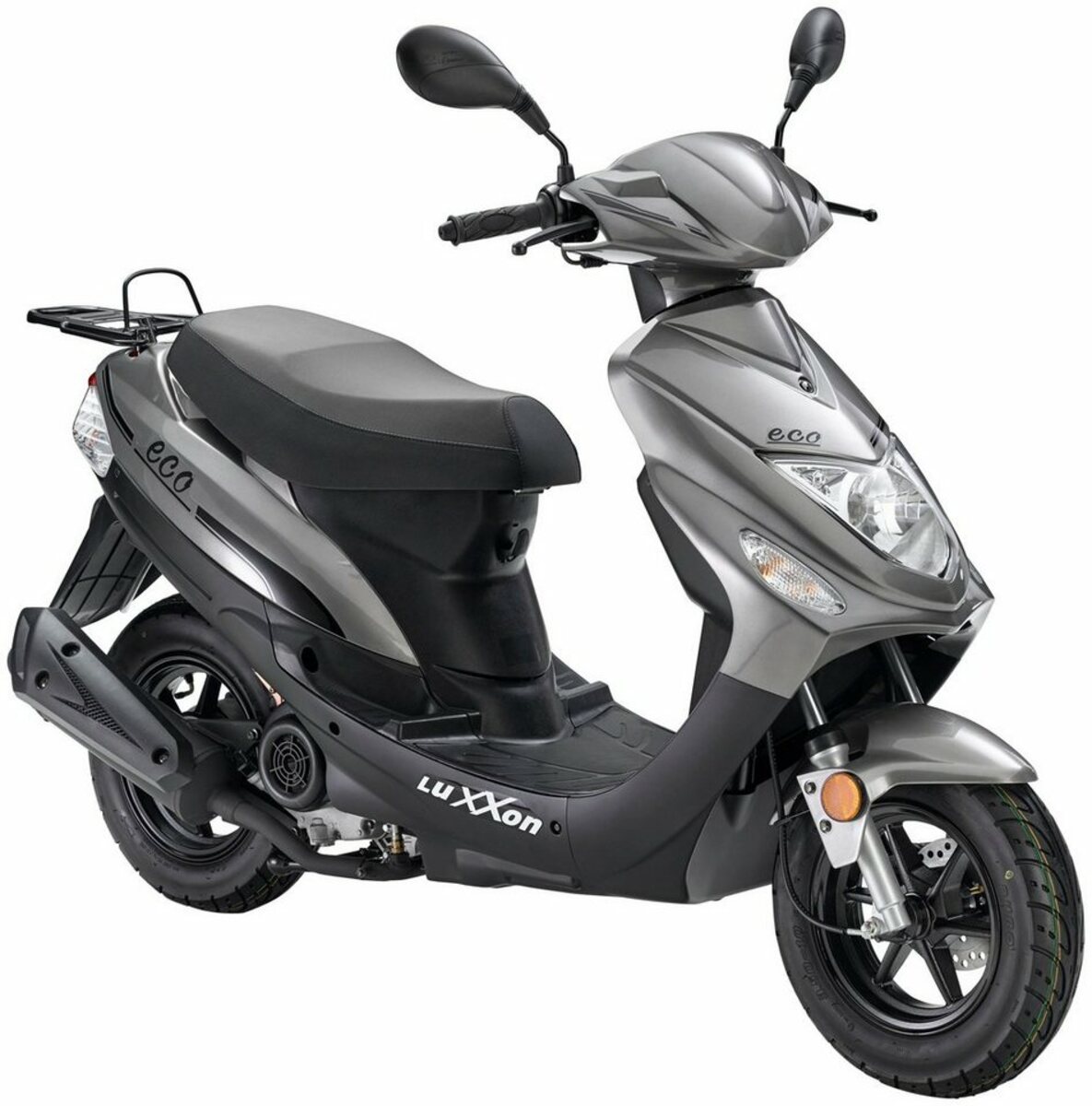 Bild 1 von Luxxon Motorroller ECO, 49,6 ccm, 45 km/h, Euro 5, Schwarz|silberfarben