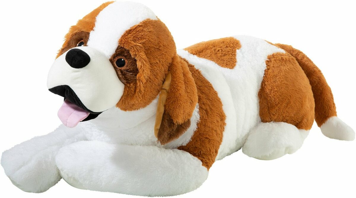 Bild 1 von Heunec® Kuscheltier Alpenwelt, XXL Bernhardiner 100cm, Braun|weiß