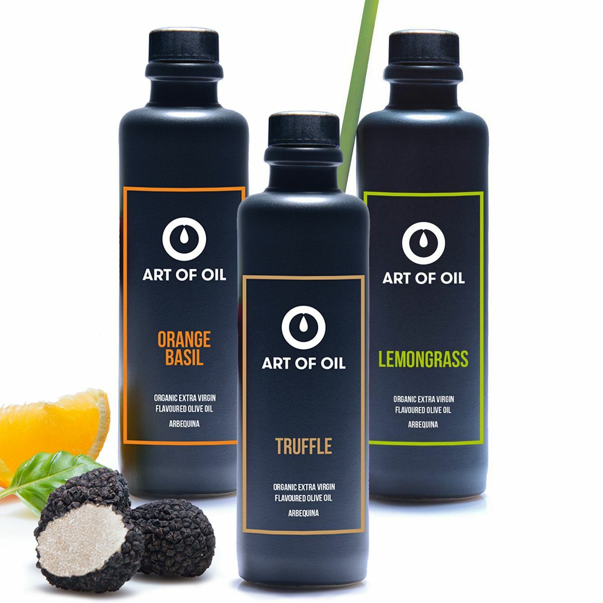 Bild 1 von ART OF OIL Olivenöl aus Spanien 3 versch. Sorten aromatisiert, bio Inhalt 600ml