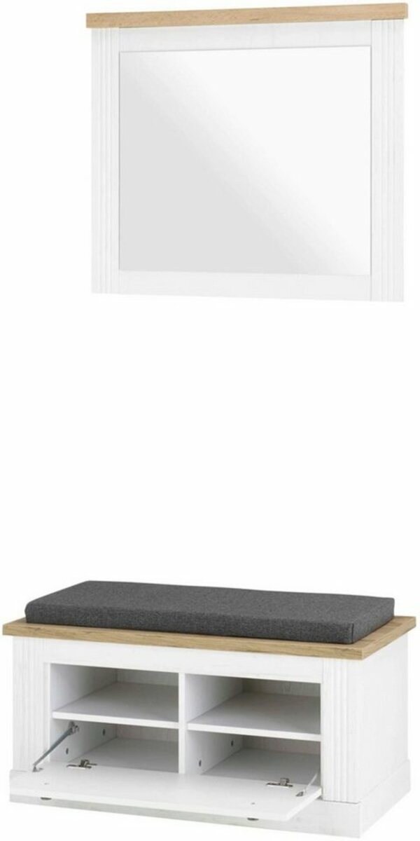 Bild 1 von Home affaire Garderoben-Set WESTMINSTER, (2-St), Weiß