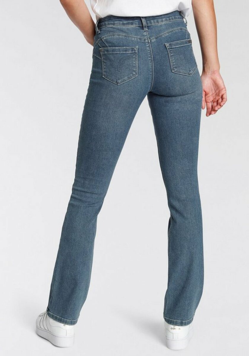 Bild 1 von Arizona Bootcut-Jeans Recyceltes Polyester, Blau