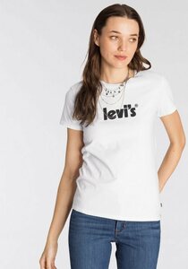 Levi's® T-Shirt THE PERFECT TEE Mit Markenschriftzug, Weiß